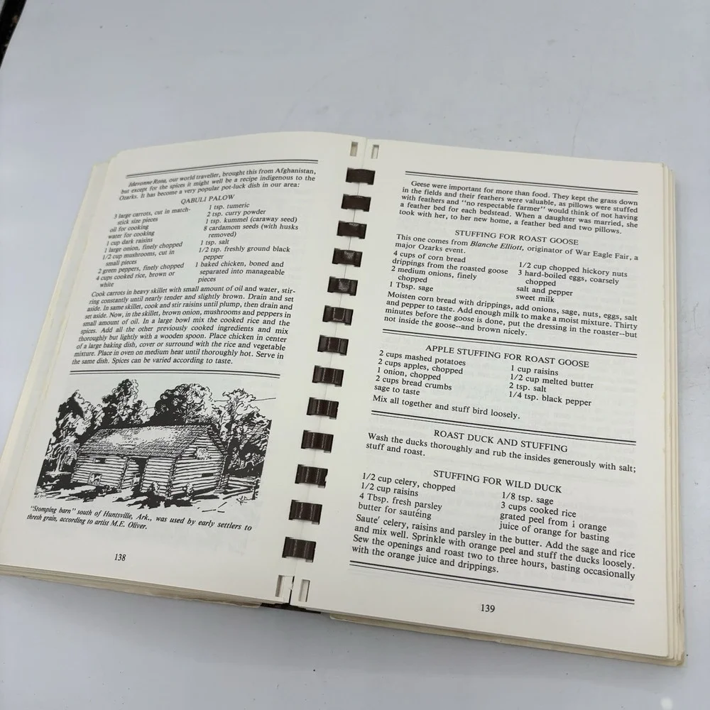 The Ozarks Collection‎ Spiral Cookbook Mountaineer Tatum Packer 1st Ed 4th Print